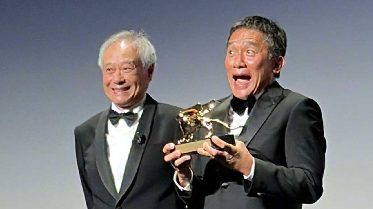 不少人將李安（左）提出來討論，認為兩人都是越老越帥。（圖／翻攝自＠點開娛樂君 微博）