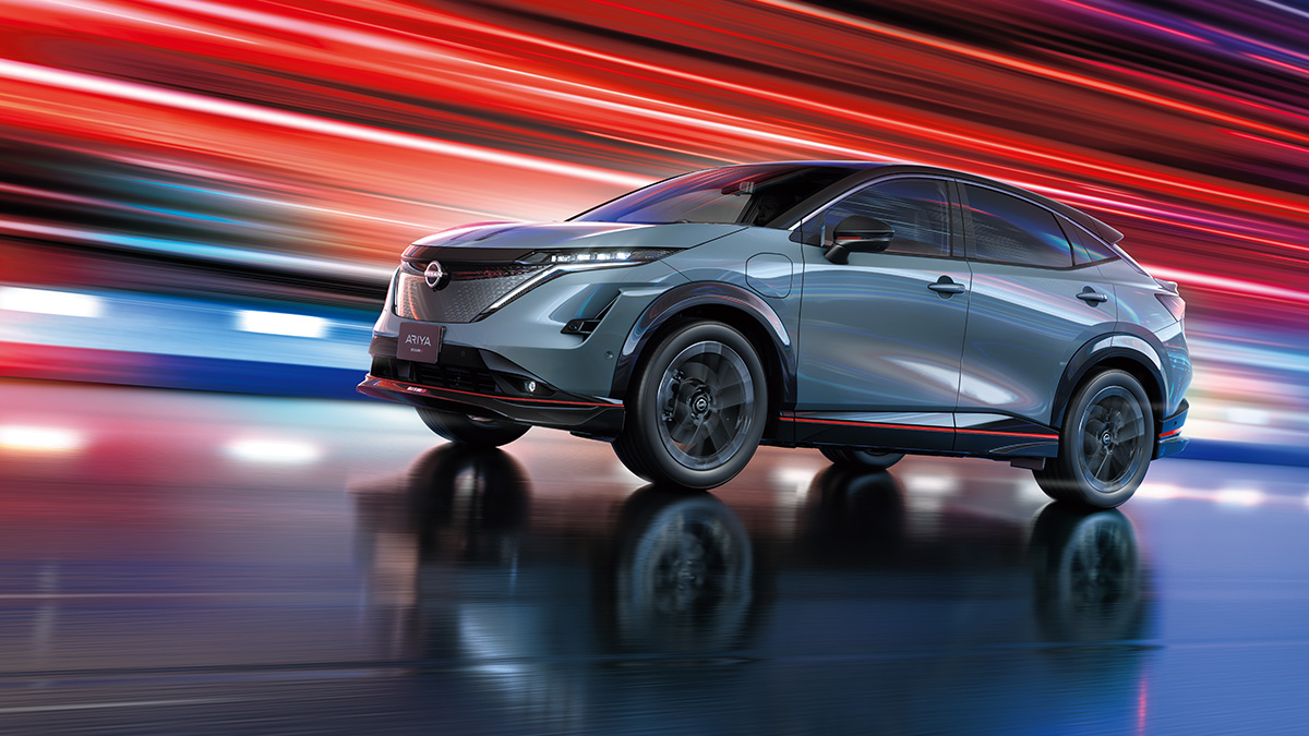 今年NISSAN 發表了性能版的ARIYA NISMO，不知道有沒有可能一起來到臺灣。（圖／裕隆日產提供）