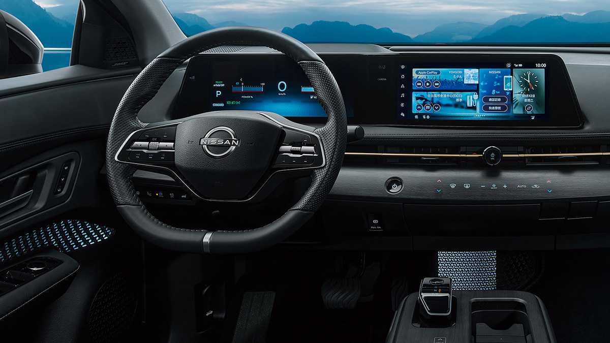 內裝也是非常有未來感，但是又多了更多溫暖，像是整合在飾板內的控制面板，多好看。（圖／裕隆日產提供）