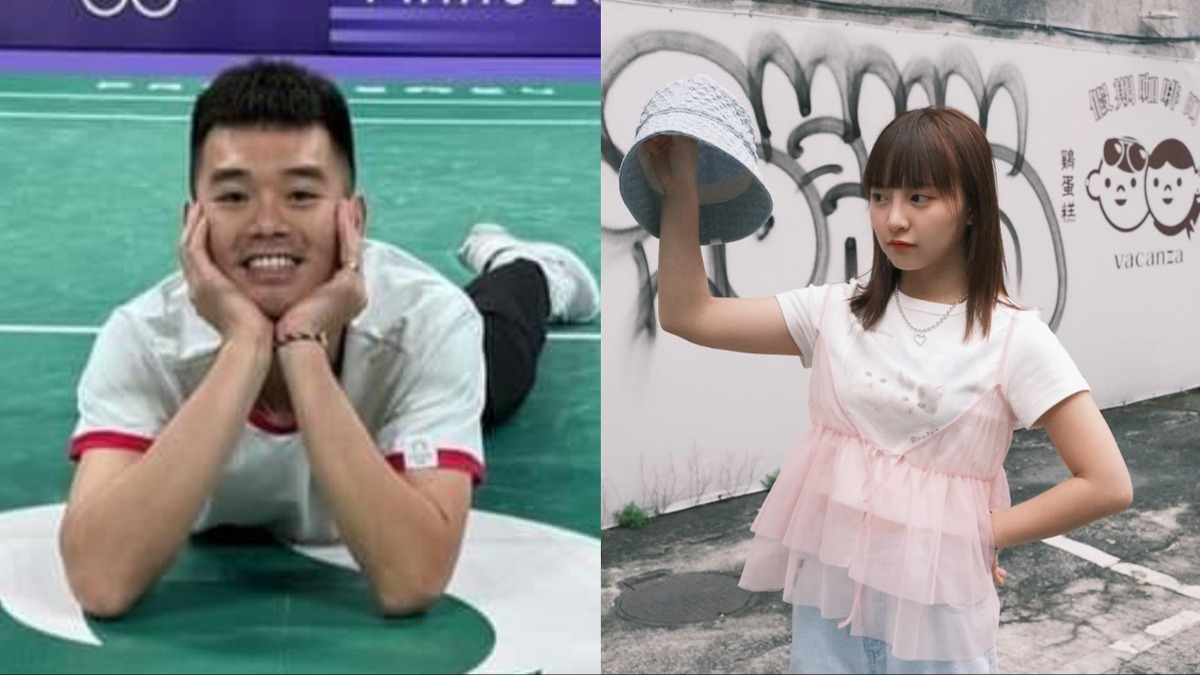 王齊麟和女友十元（陳詩媛）昨（7）日機場甜蜜合體。（圖／翻攝自王齊麟、陳詩媛臉書）