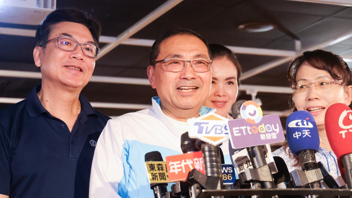 新北市長侯友宜上午再度發聲力挺。（圖／翻攝畫面）