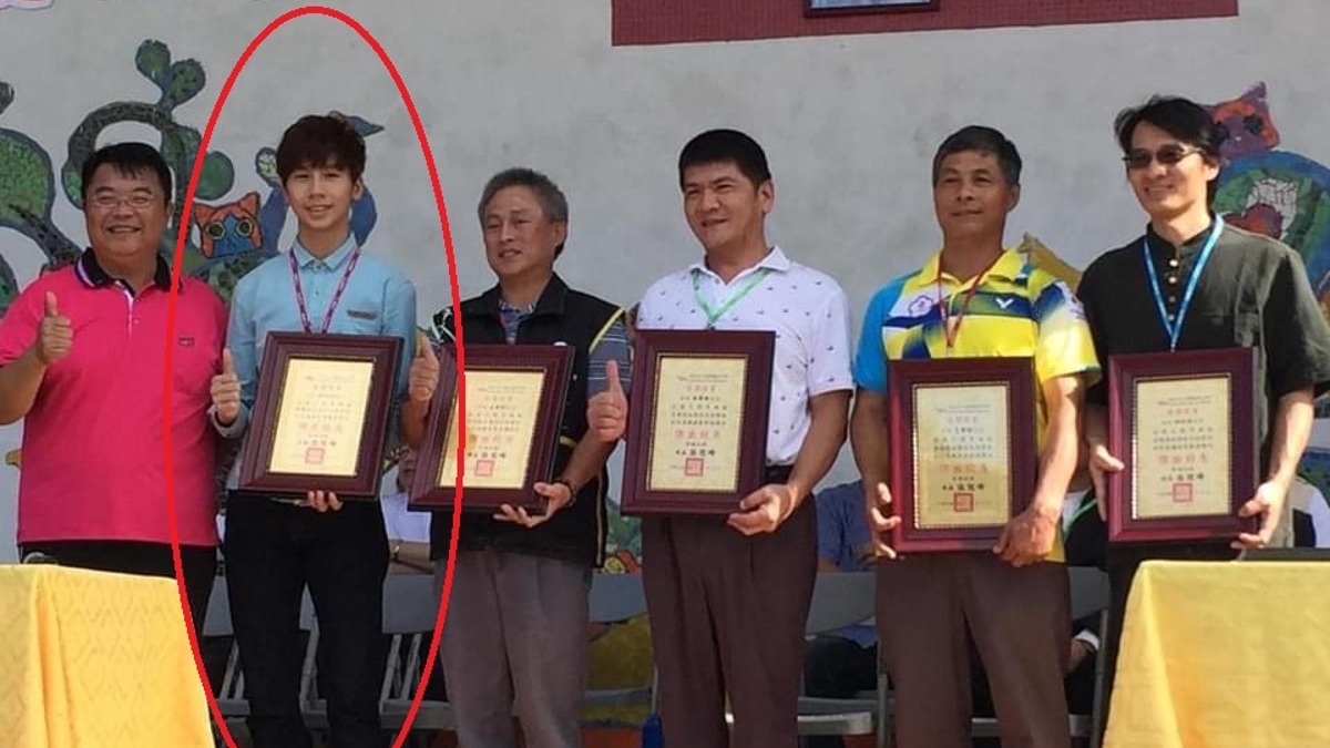 林郁婷過去曾獲頒鶯歌國中榮譽校友。（圖／民眾提供）