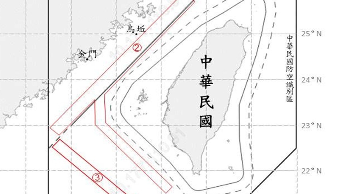 國慶日國防部偵測共機27架次擾台。（圖／翻攝自國防部）