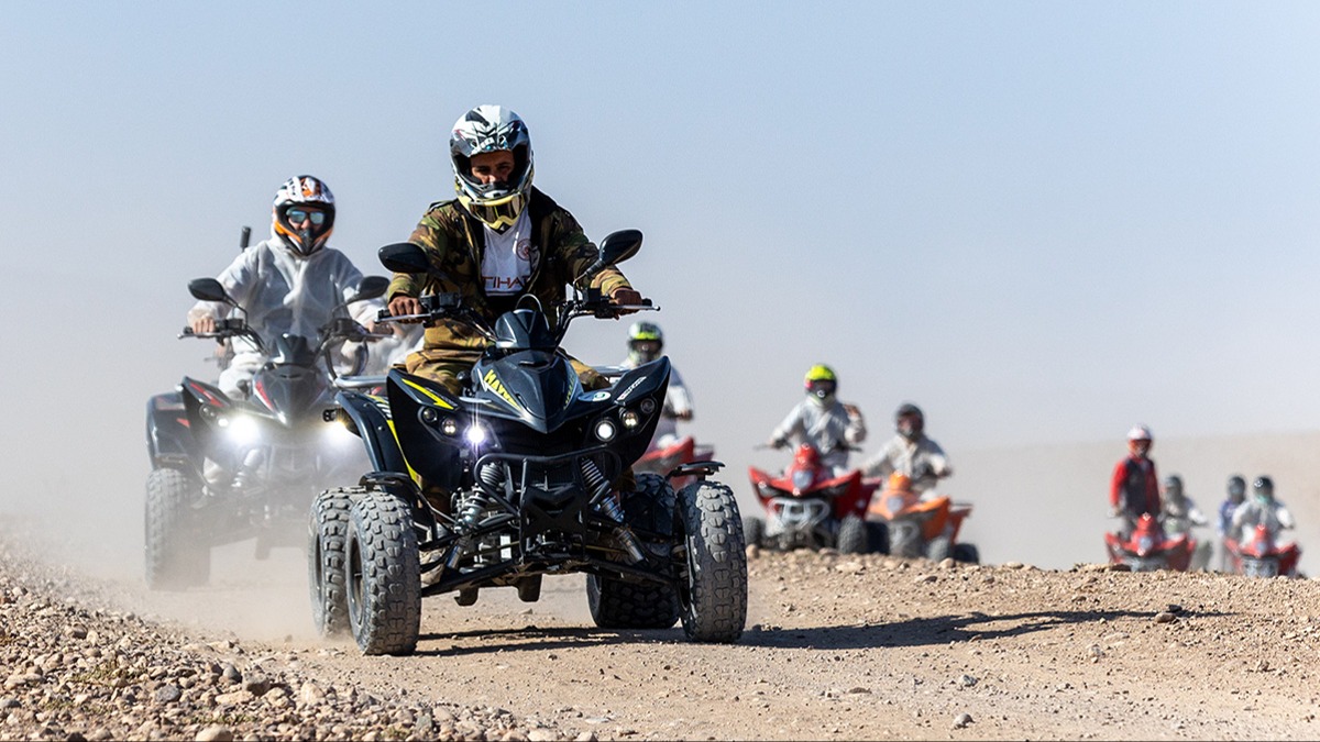 KYMCO於摩洛哥首次發表全新機種MXU 700 Extended雙人座，其搭載全LED燈具、流水式方向燈、獨家搭載Keyless等配備。（圖／KYMCO提供）