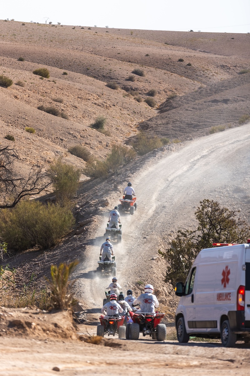 KYMCO 於2023年土耳其強震時捐贈10台ATV協助救災，望對重建有所幫助。（圖／KYMCO提供）