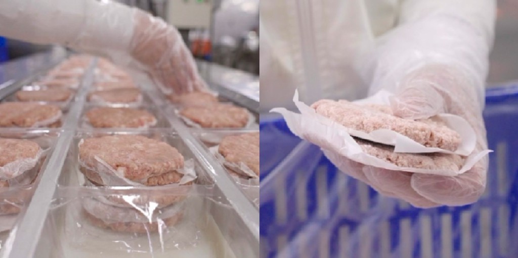 漢堡排皆經過多道人工控管程序，在攝氏負35℃急速冷凍定型，真空包裝保留完美形狀與鮮度。