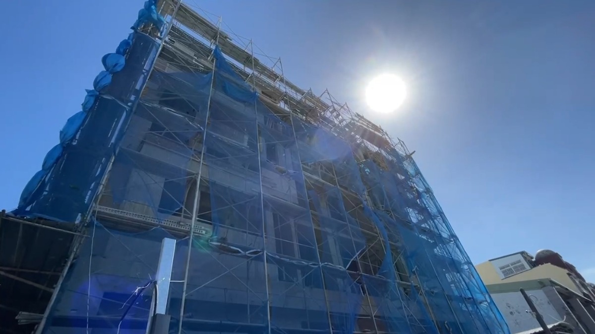 台東一處工地驚傳工安意外。（圖／東森新聞）