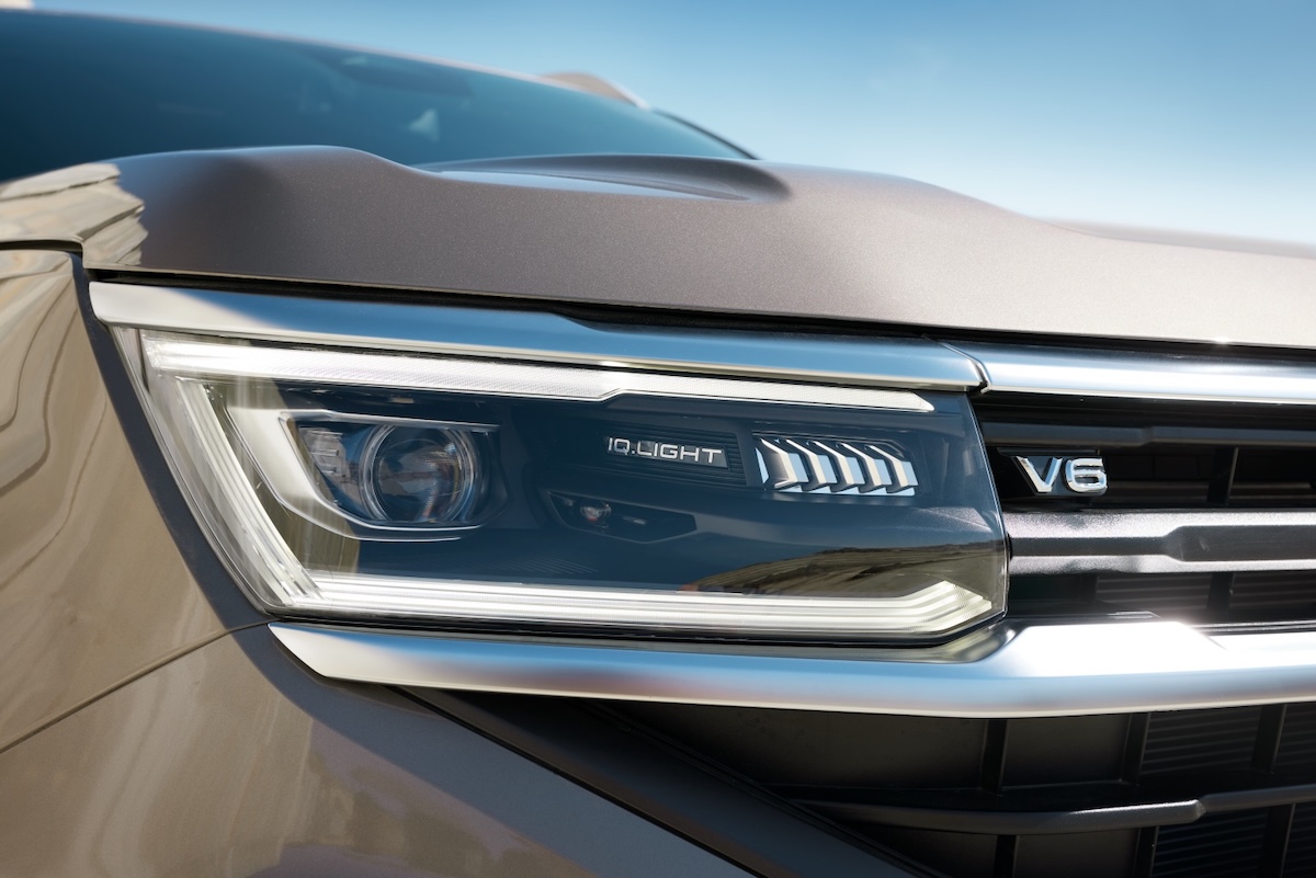 換上了IQ. Light，LED Matrix 矩陣式頭燈當然就是為標配。（圖／臺灣福斯商旅提供）