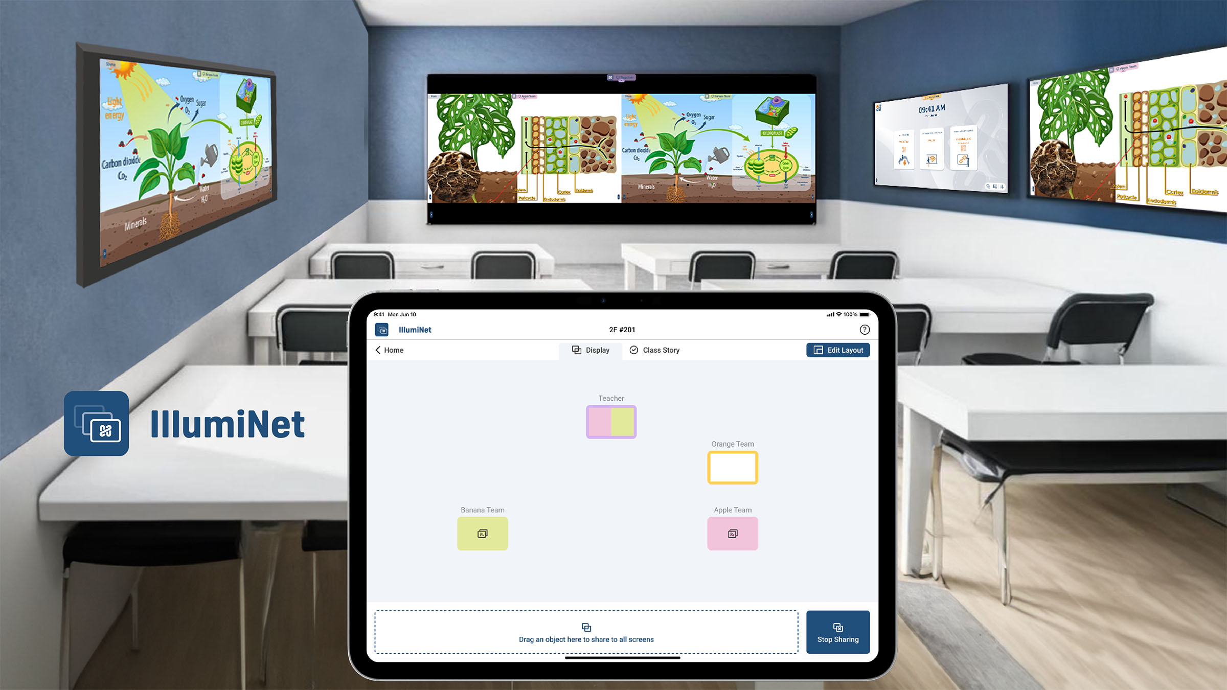 AVA結合超過20年的影音串流核心技術，提出符合國際AVoIP應用需求的類影音矩陣生態系統。本次發表的<a href='/search/tags/IllumiNet/' target='_blank'>IllumiNet</a><a href='/search/tags/多屏互動/' target='_blank'>多屏互動</a>管理系統，以教育與商務應用為核心，提供直覺式解決方案。
