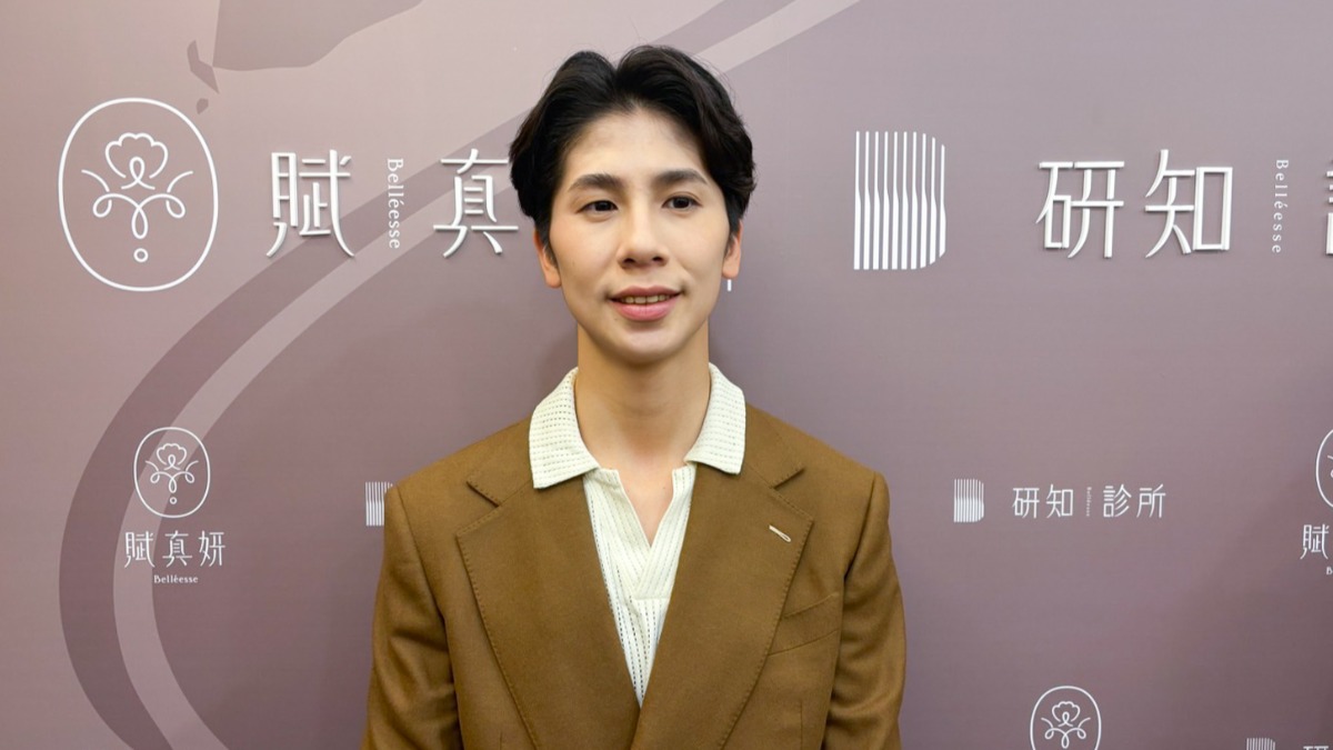 林郁婷今（12）日出席醫美品牌代言活動，談到同為奧運金牌的好夥伴李洋昨日的「最後一舞」時，坦言：「有點誇張！」（圖／記者張一笙攝）