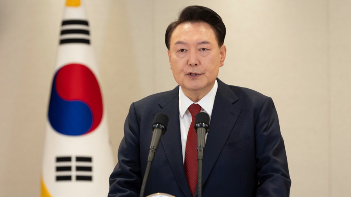 南韓總統尹錫悅。（圖／美聯社）