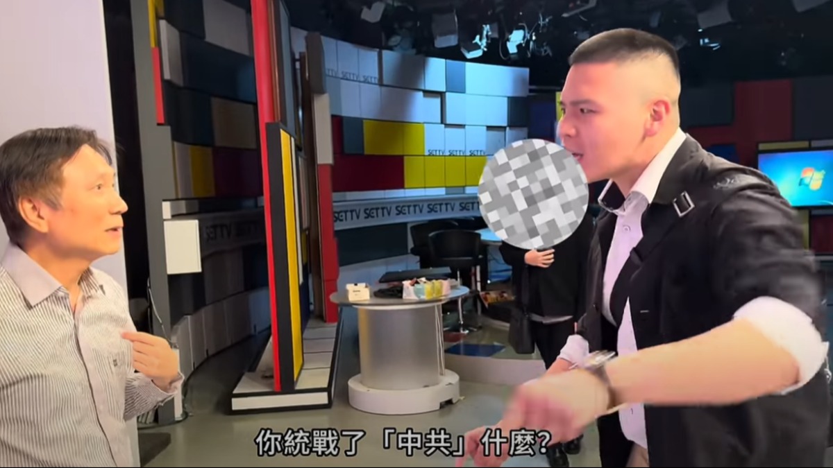 八炯、閩南狼衝攝影棚開嗆詹江村。（圖／翻攝自攝徒日記Fun TV YT）