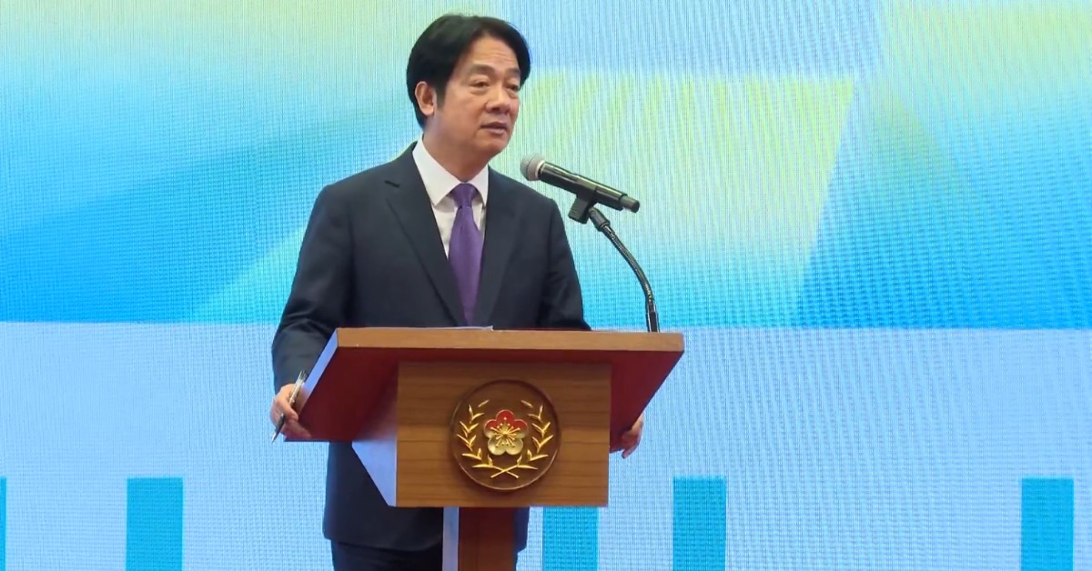 總統賴清德任內首次元旦談話，細數2024年榮耀時刻，更花了大篇幅，表達對立法院紛爭的看法。（圖／東森新聞）