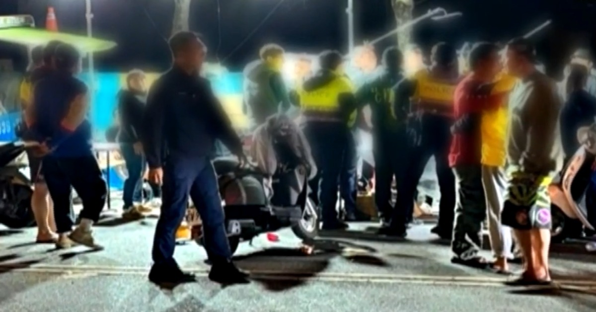 跨年夜頻傳衝突。（圖／東森新聞）