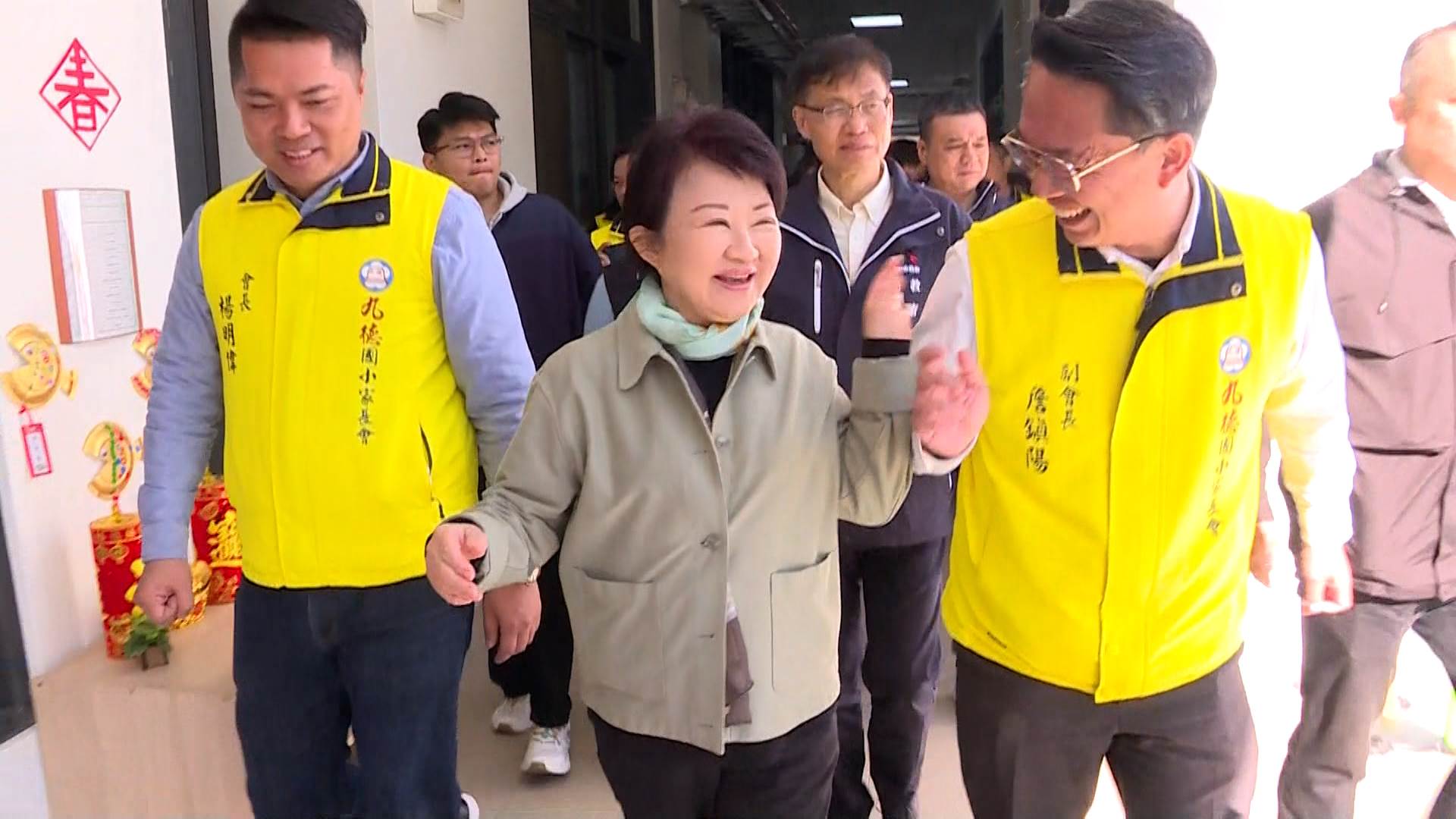 臺中市長盧秀燕強調教育建設的重要性，表示市府將持續提供更優質的學習環境。（圖／東森新聞）