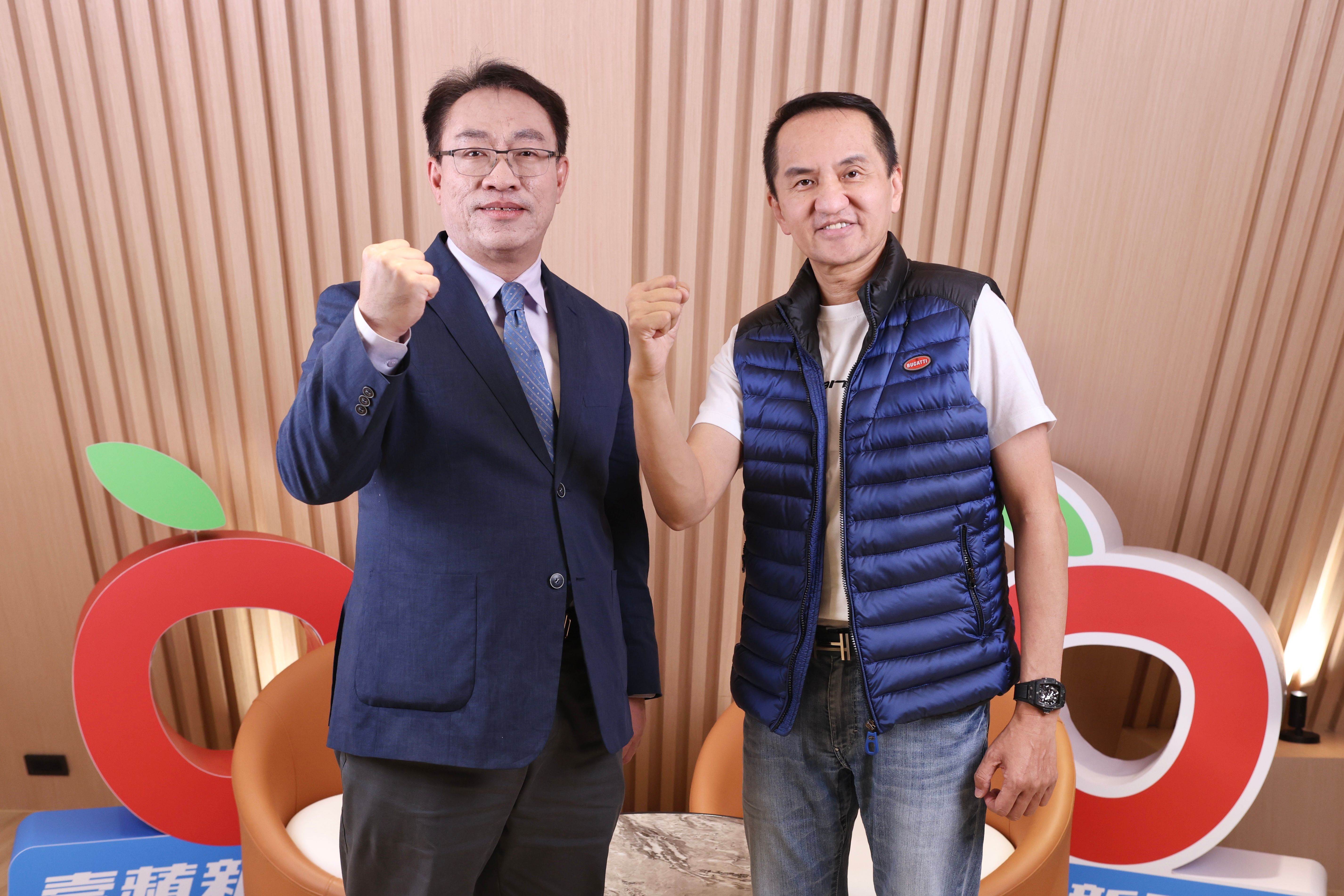 上曜建設董座張祐銘對詐騙集團深惡痛絕，他與一起投入公益事業的愛爾麗集團總裁常如山再次攜手成立「打詐台南隊」。（圖／業者提供）