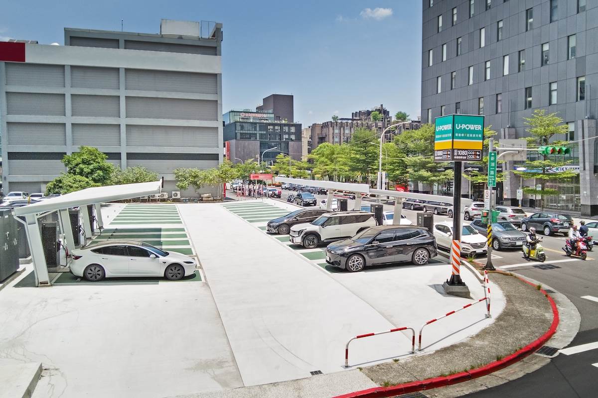 臺北內湖民善站將會持續增加充電槍數，預計可達28支超高速充電槍。（圖／U-Power提供）