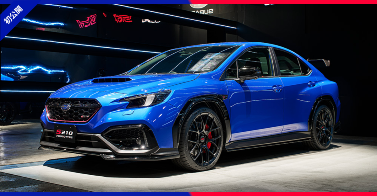 WRX STI S210特別版擁有更多空力套件，限量500輛，目前僅在日本進行販售。（圖／速霸陸提供）