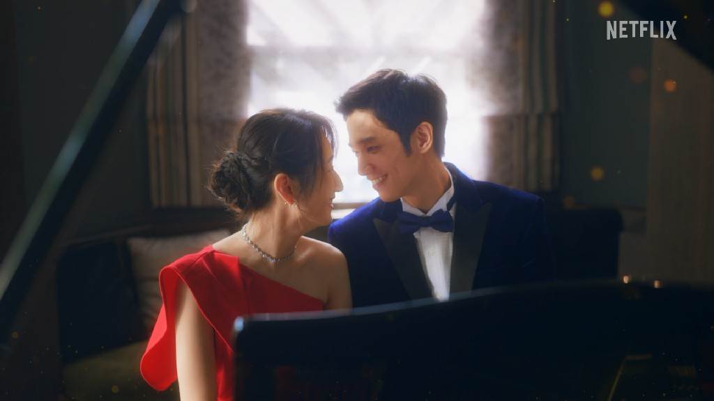 步入甜蜜婚姻的背後，迎接著是兩人挑戰各種困難的開始。（圖／Netflix）