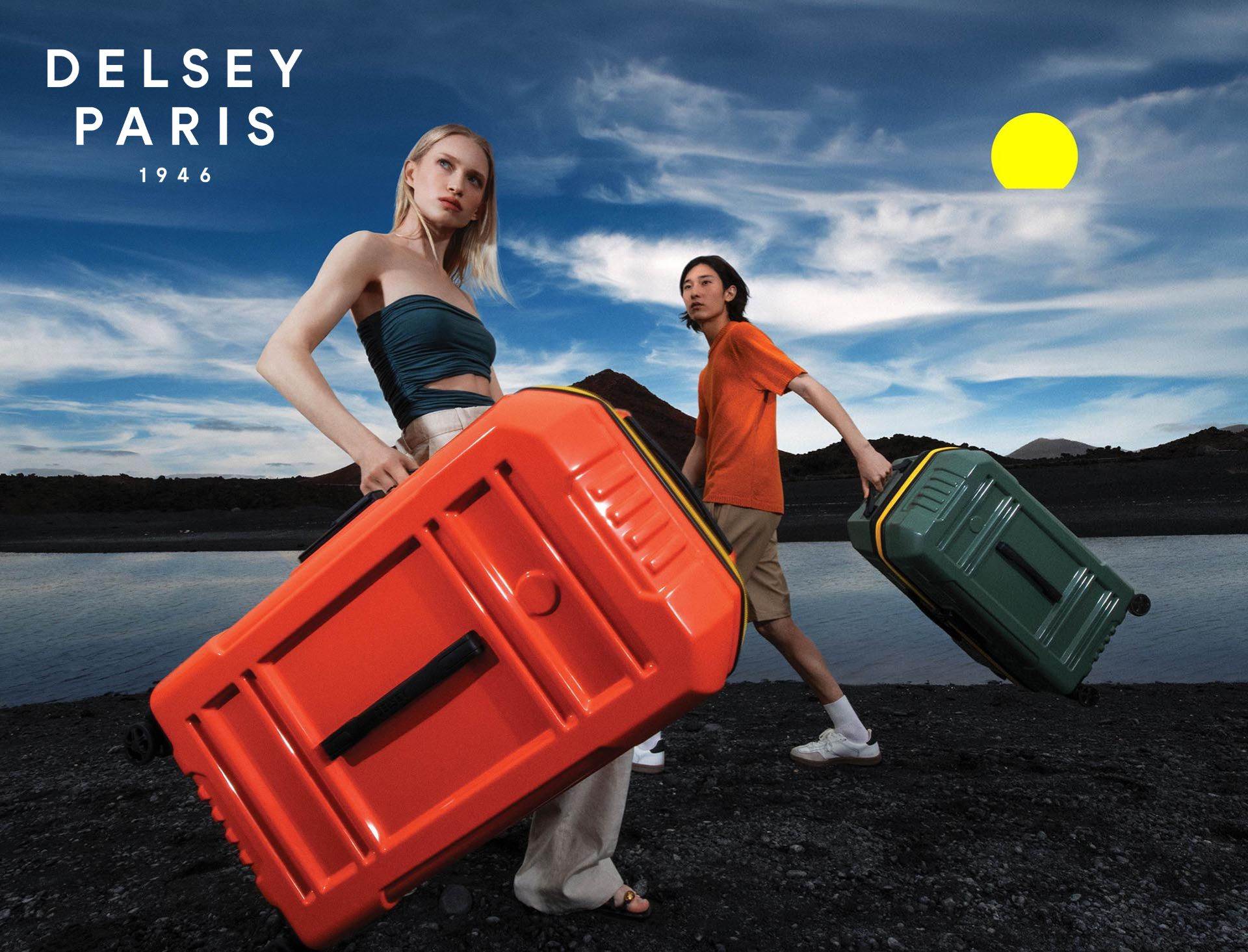 DELSEY PARIS全球前三大行李箱品牌之一，為旅行者提供兼具時尚與功能的行李箱。