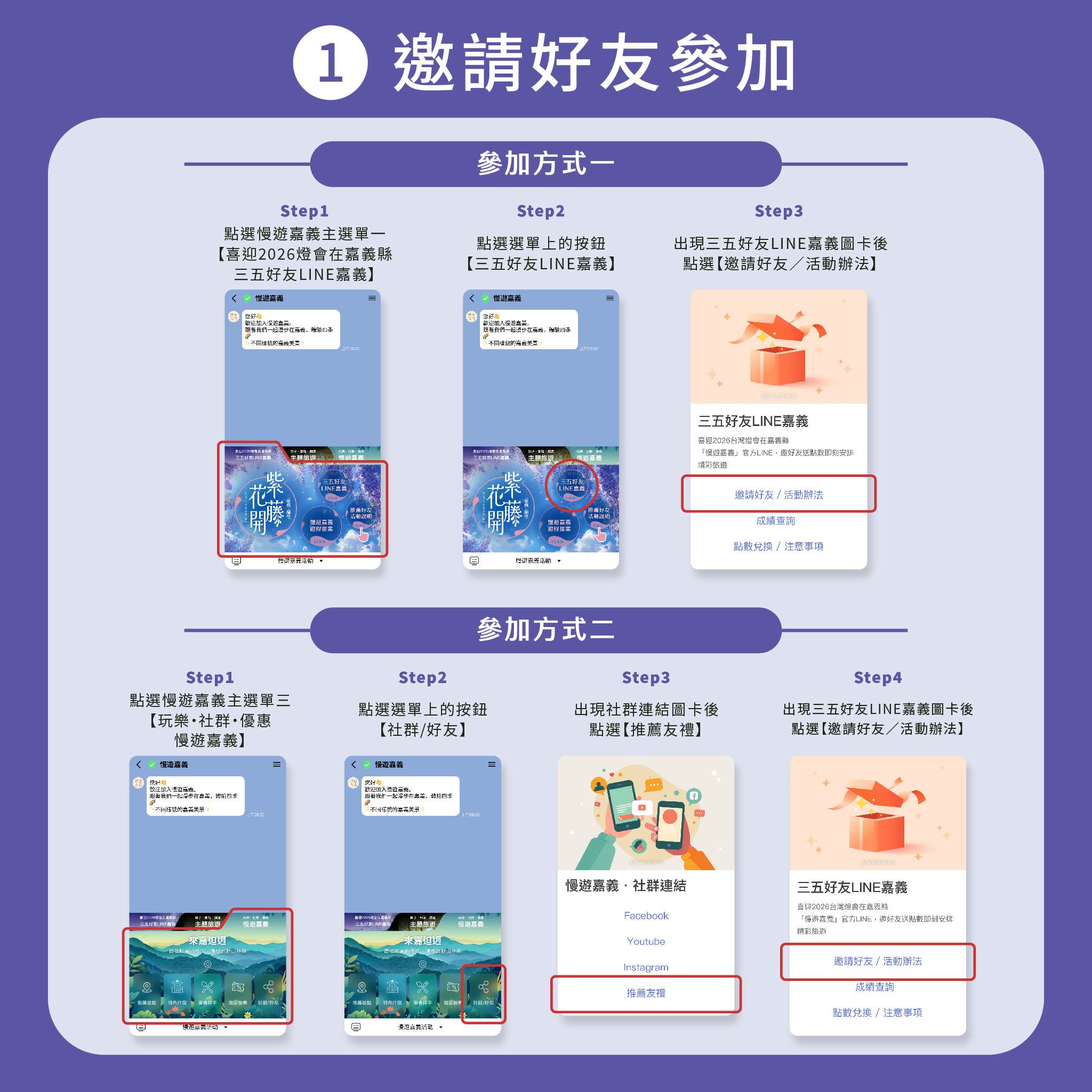 步驟1.邀請好友參加。（圖／業者提供）
