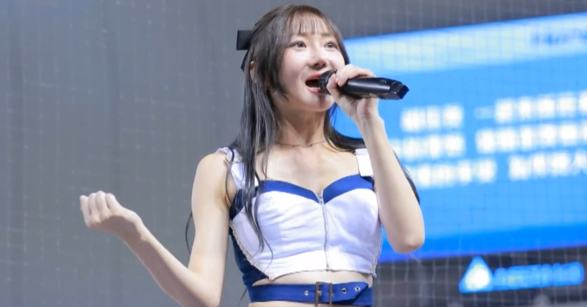 富邦啦啦隊人氣成員「天使歌姬」朱朱宣布畢業。（圖／翻攝YT 球場豪香）