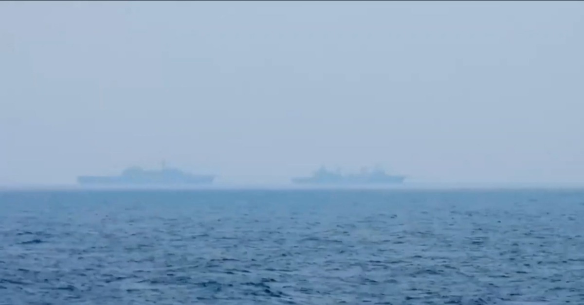 有軍方人士指出，解放軍聯合戰備警巡次數增加。（圖／東森新聞）