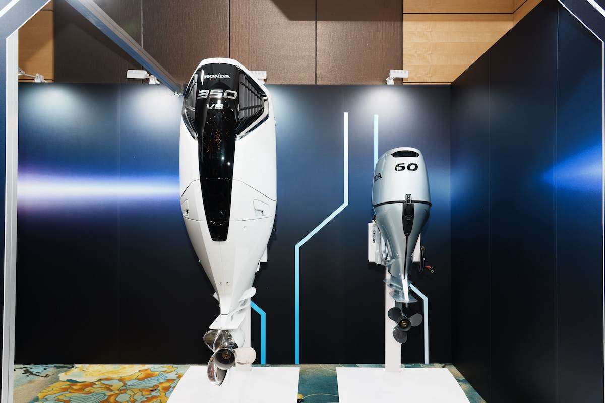 船外機於2024年賣了43台，在新機種的加持下將挑戰110台的銷售目標。（圖／林昱丞攝影）