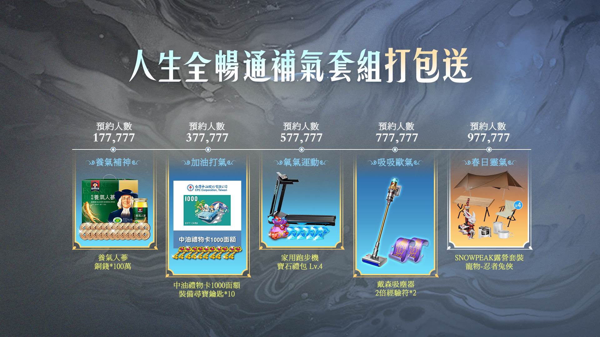 戴森吸塵器、家用跑步機等你帶回家!(圖/業者提供)