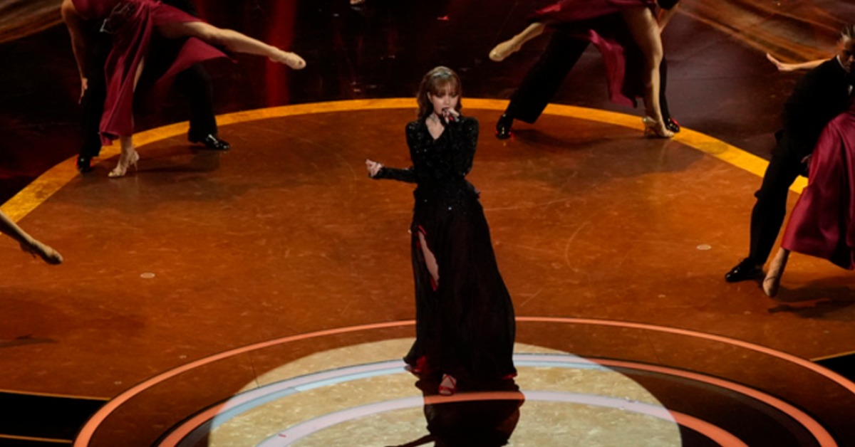 BlackPink成員Lisa是第一位於奧斯卡表演的K-POP成員。（圖／美聯社）