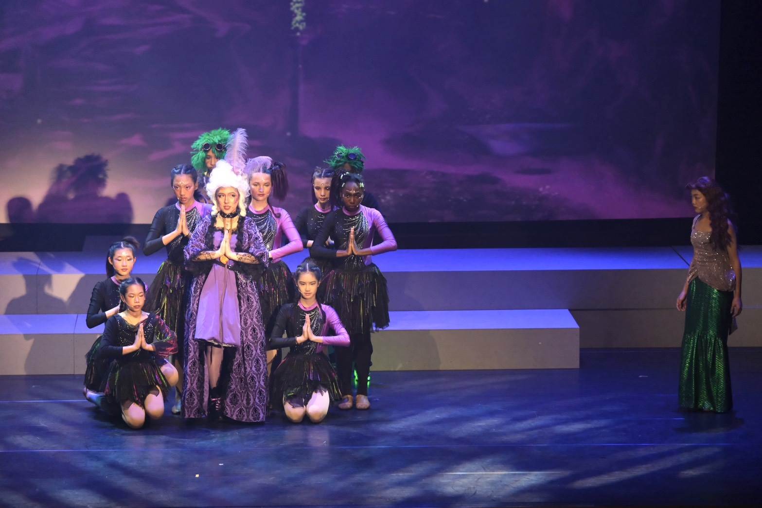 KAS學生全程主演《小美人魚》，用心演出帶領觀眾進入奇幻海洋世界。（圖／業者提供）