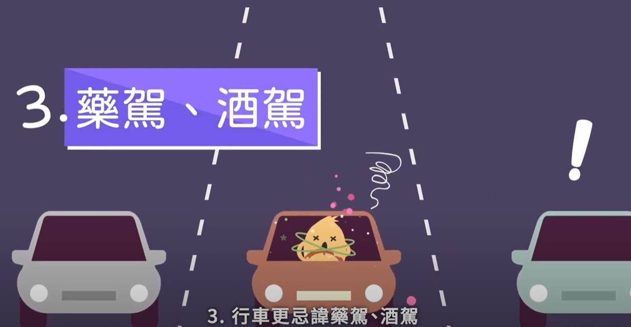 影響駕駛精神狀態，反應時間。（圖／高公局提供）