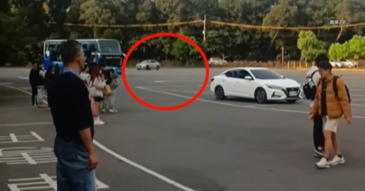 新竹近日發生汽車亂甩尾事件。（圖／翻攝自臉書）