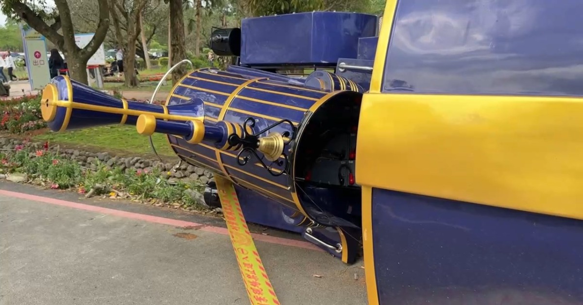 武荖坑風景區今日中午發生一起死亡車禍。（圖／東森新聞）