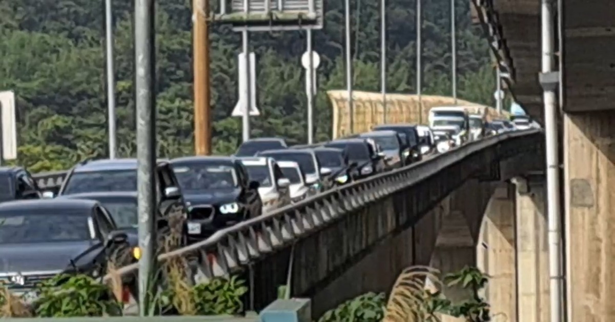 清明連假國道湧現車潮。（示意圖／東森新聞）