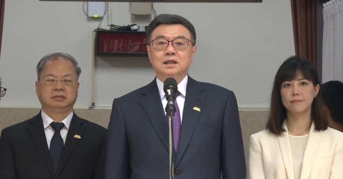 行政院長卓榮泰過了36小時，率領部會首長對國人說明，政院將投入總經費880億。（圖／東森新聞）