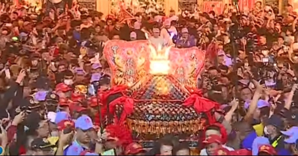 一年一度的大甲鎮瀾宮繞境今晚（4）起駕。（圖／翻攝自大甲鎮瀾宮臉書）