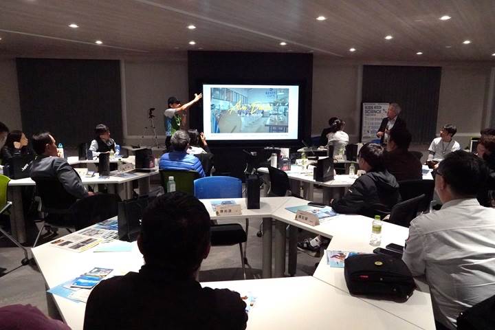 日本德島大學矢部拓也教授，希望推動「Locals to locals」的理念至全世界。（圖／中華大學提供）