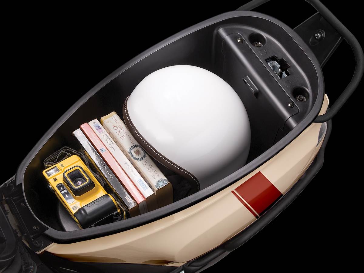 Dory 125 ABS擁有20公升大容量車廂空間。（圖／宏佳騰提供）