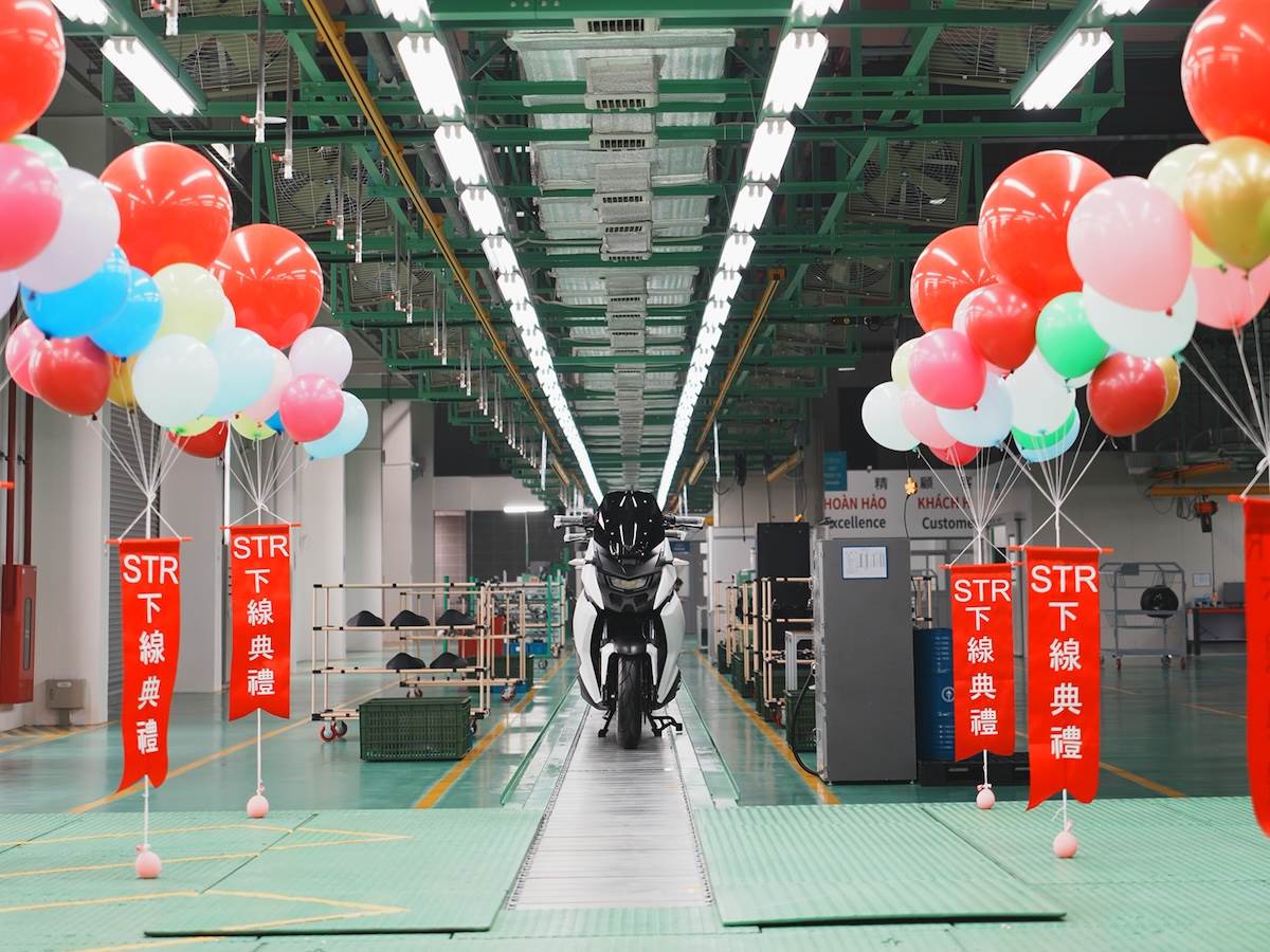 全新美規META 300「台灣STR300改款」下線開啟整車量產，並於第二季交貨至美國販售。（圖／宏佳騰提供）