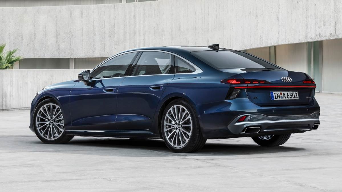 車尾的凹背設計除了視覺上更有運動感，同時也有助於空力表現提升。（圖／奧迪提供）