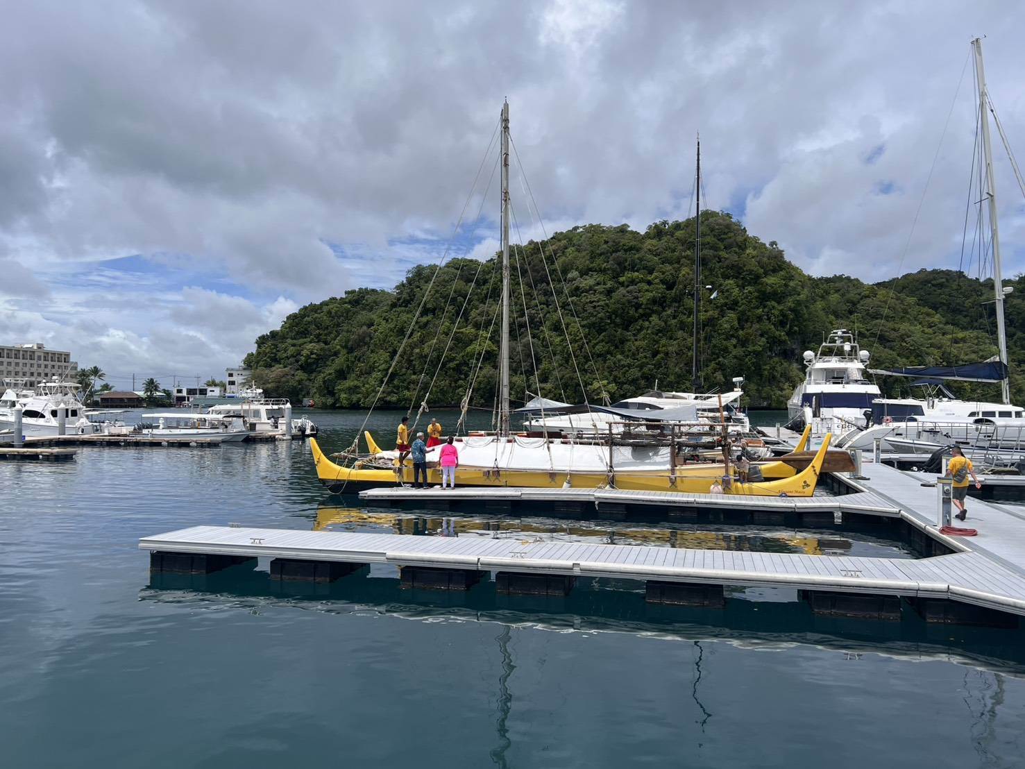 帆船設計完全遵循古代南島航海技術。（圖／臺東縣政府提供）