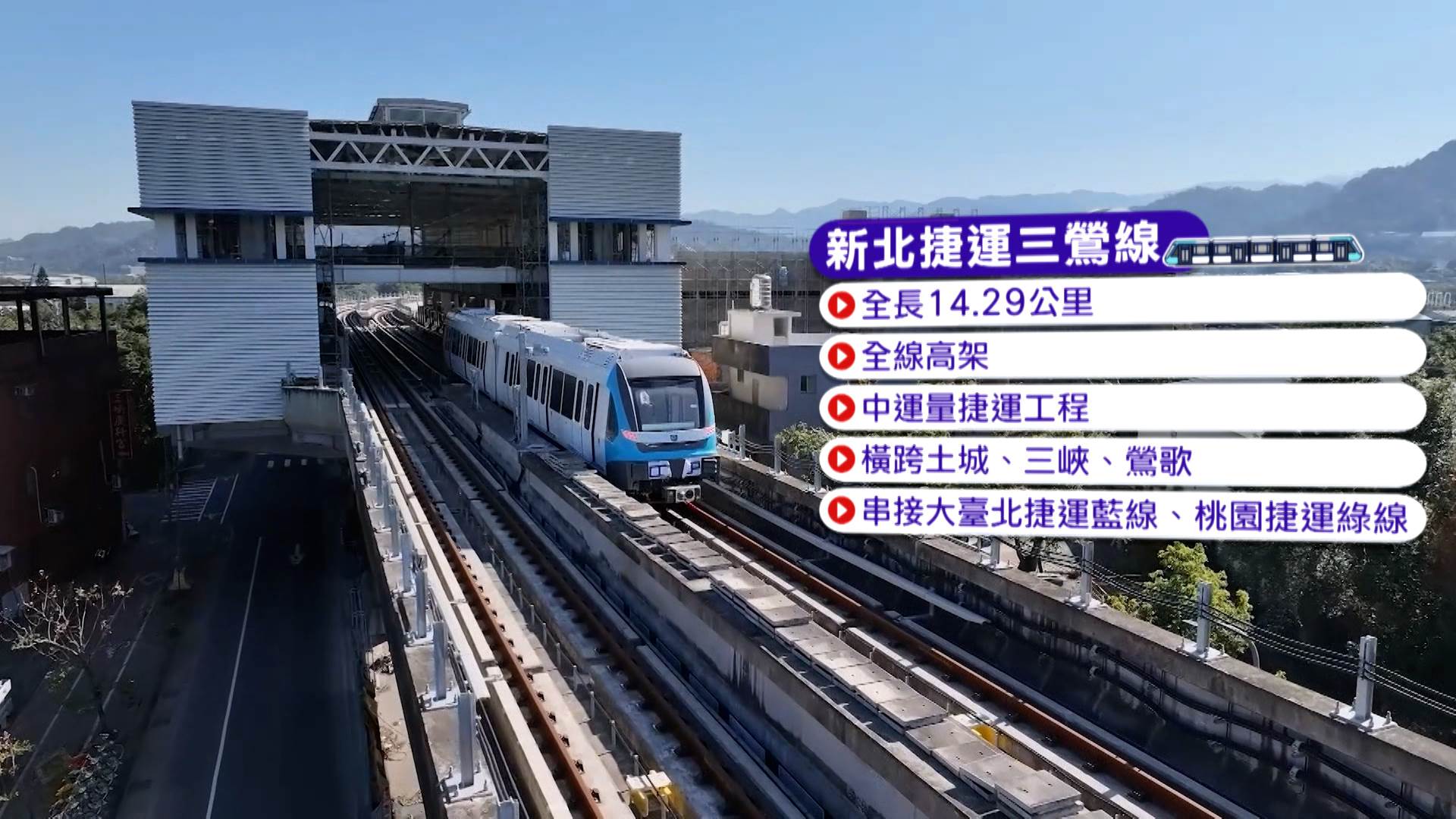 捷運三鶯線未來可以串連大臺北捷運藍線和桃園捷運綠線，打造北北桃捷運共榮生活圈。