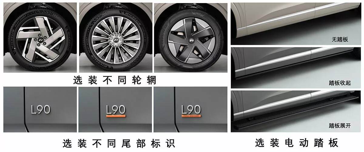 車輛擁有多種等級選擇，將擁有不同的配備。（圖／中國工信部提供）