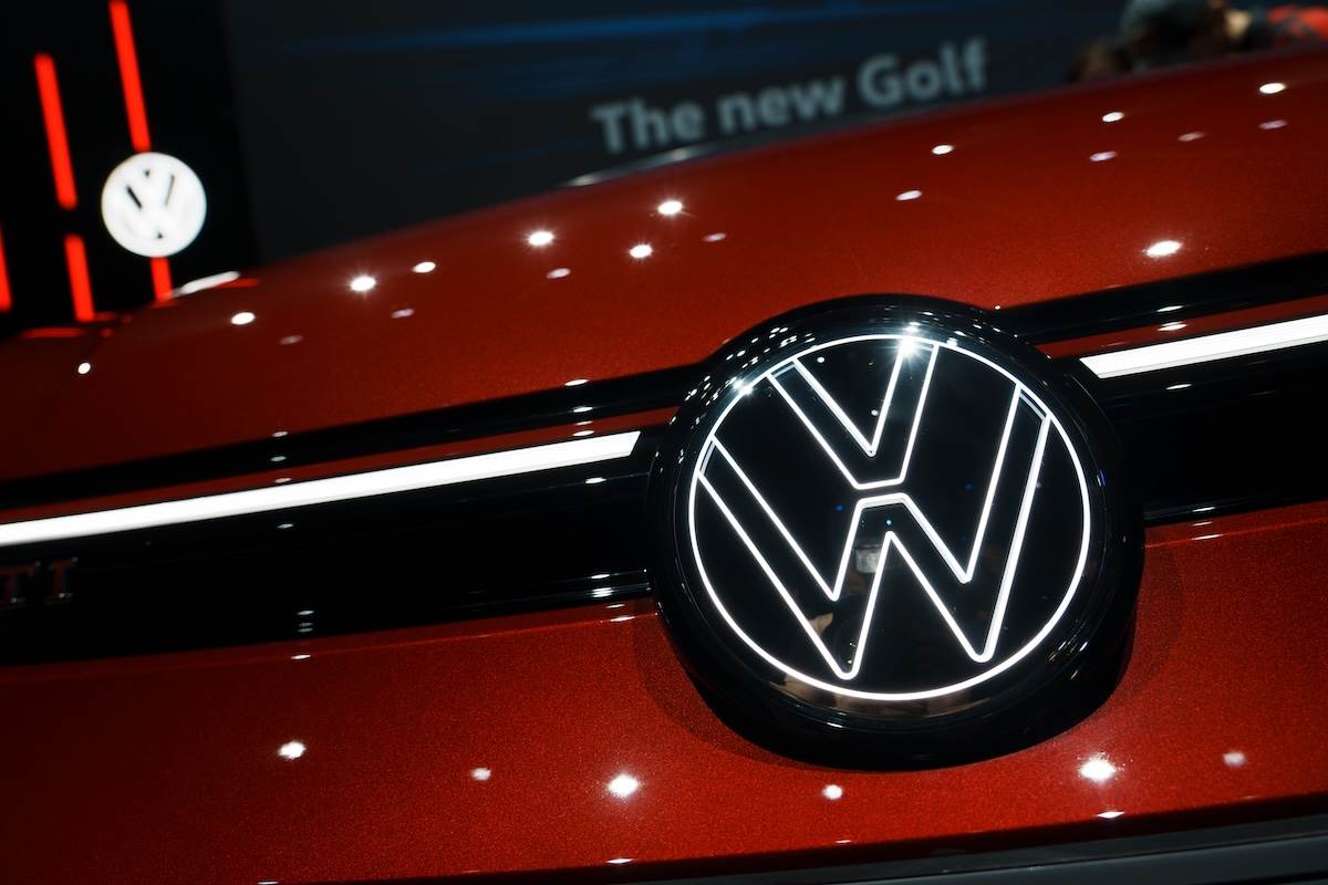 台灣初次亮相的廠徽光標定位燈。（圖／林昱丞攝影）