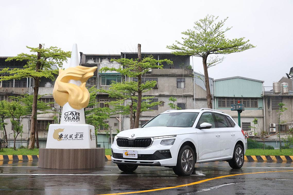 2025車訊風雲獎最佳進口小型SUV Skoda Kamiq。（圖／車訊風雲獎提供）