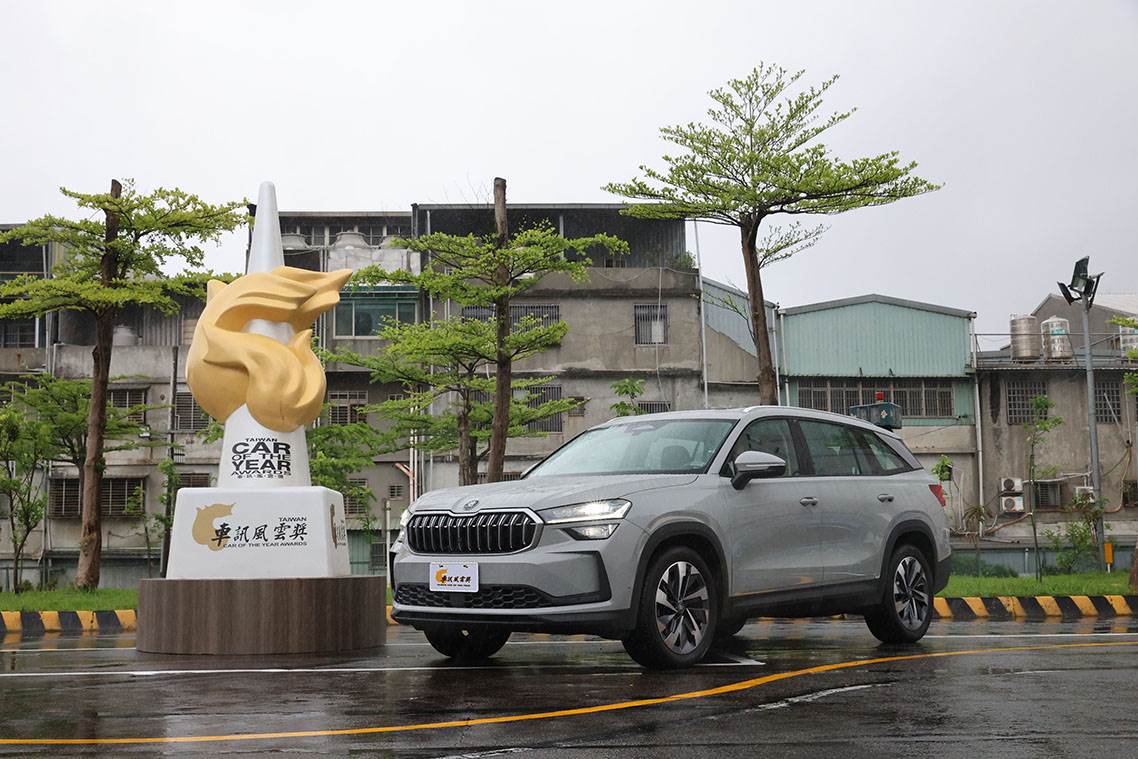 2025車訊風雲獎最佳進口中型SUV Skoda Kodiaq。（圖／車訊風雲獎提供）