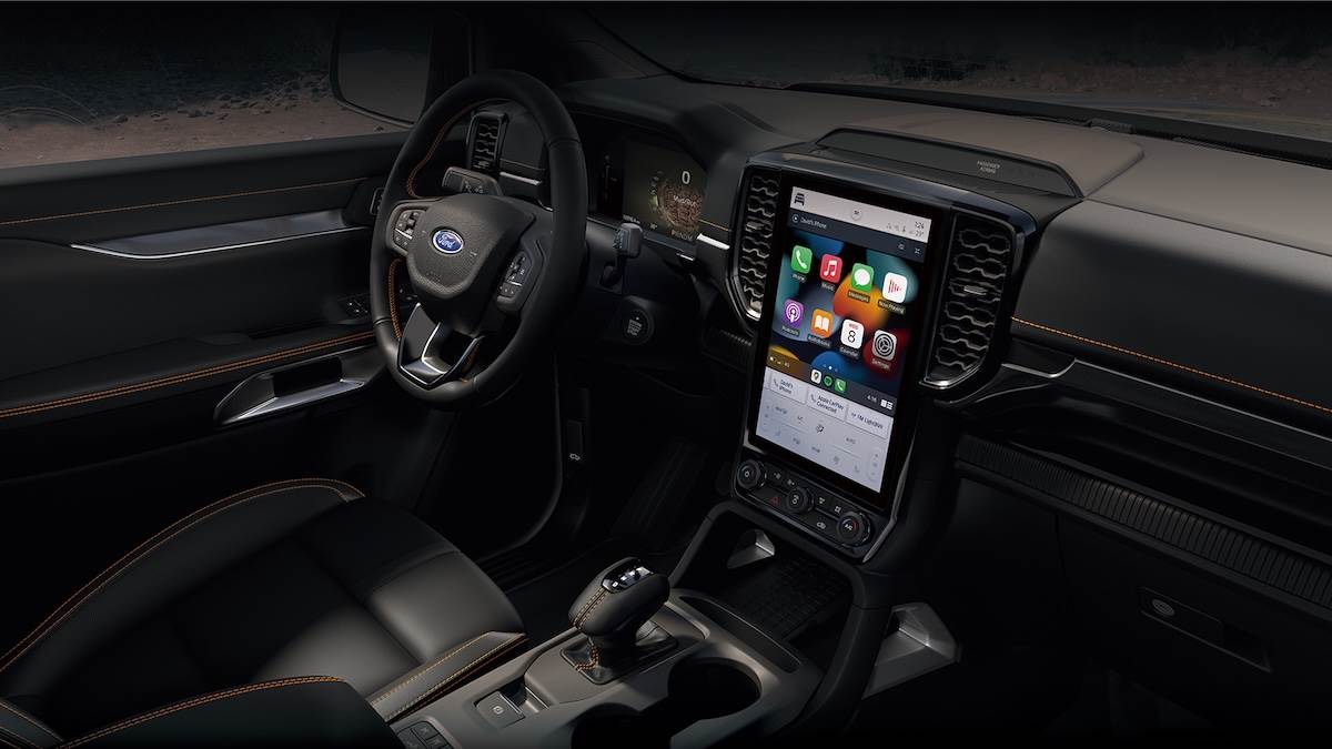 有別於粗獷的外觀，Ranger車內則是充滿科技感。（圖／福特六和提供）