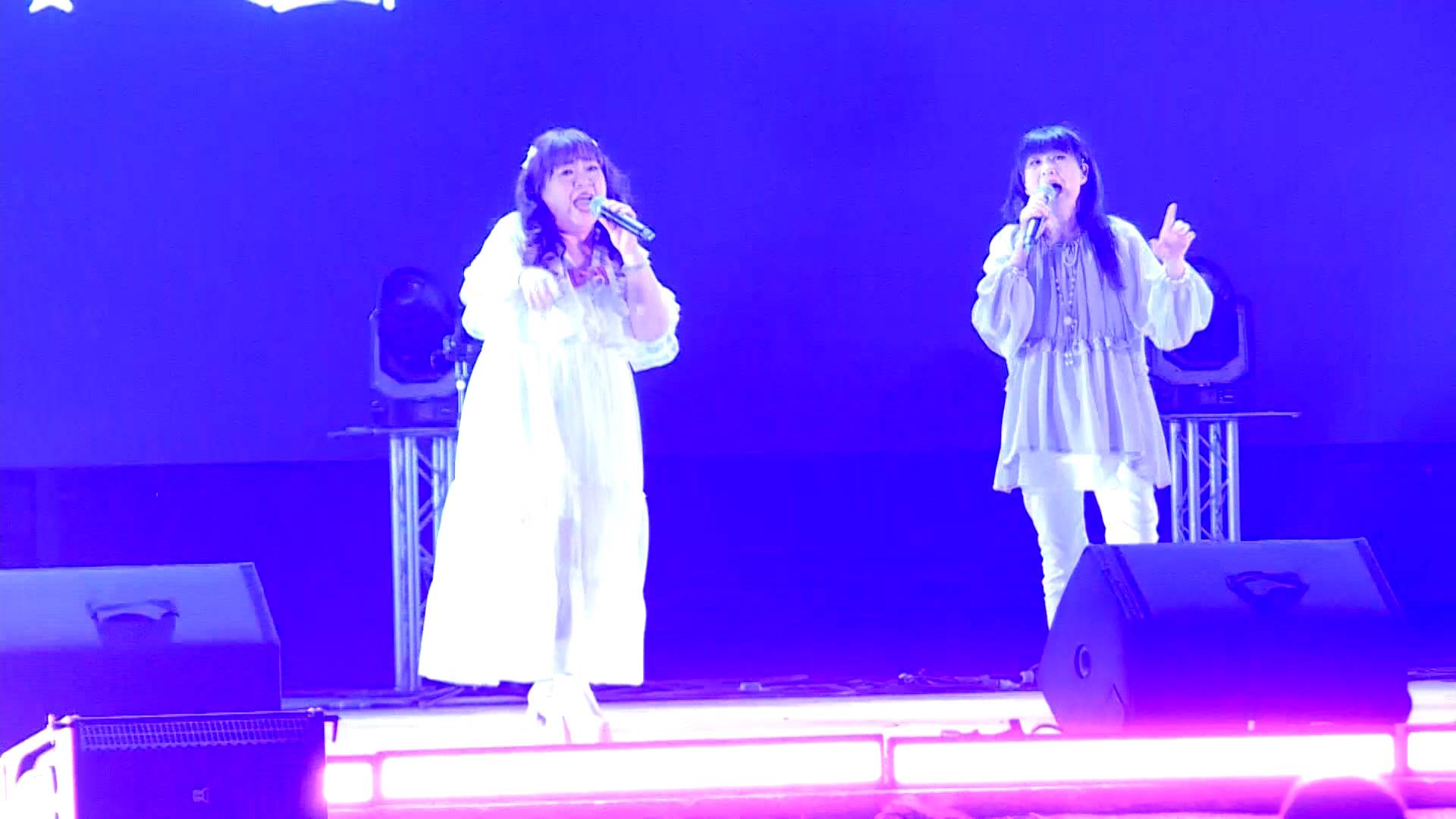 南方二重唱經典開唱,勾起現場觀眾滿滿回憶。(圖/東森新聞)