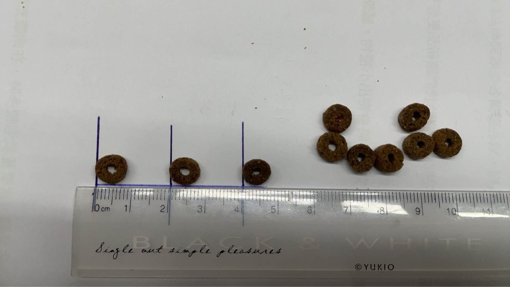 甜甜圈造型的小顆粒設計，不僅造型可愛，更具有極佳的適口性。（圖／由由廠商提供）